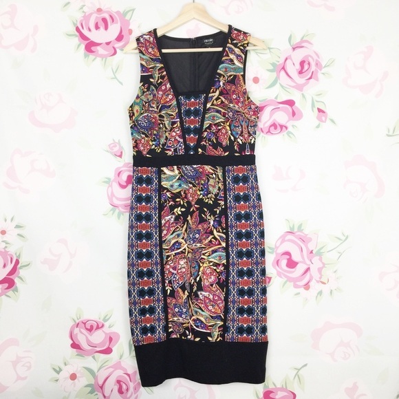 Nicole by Nicole Miller Dresses & Skirts - Nicole Miller Floral Paisley Print Midi Dress M